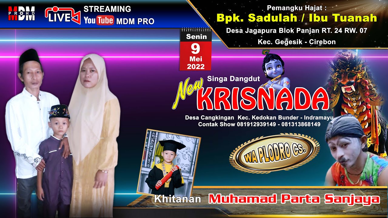 🔴LIVE DELAY NEW KRISNADA JAGAPURA 09 MEI 2022 HAJAT BAPAK SADULLAH