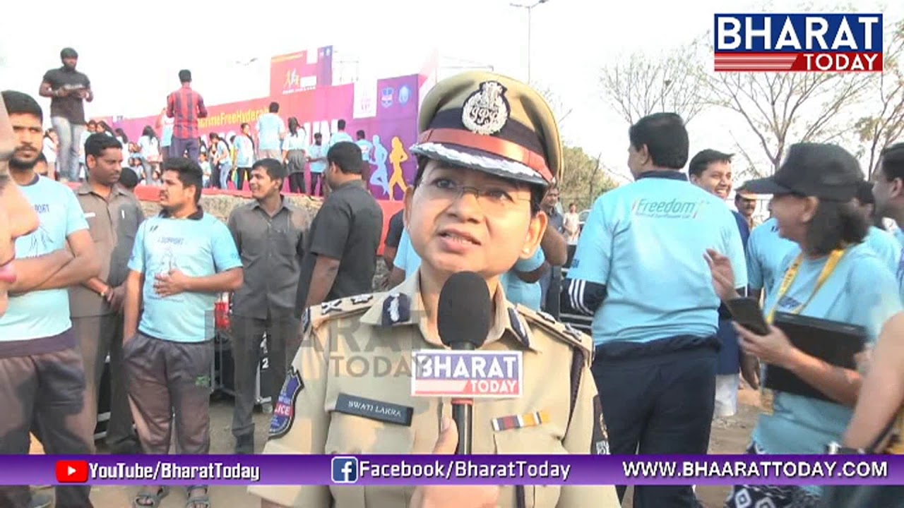 10k 5k2k Run Of She Teams Hyderabad  SmtSwati LakraIPSAddlCPCrime  Bharattoday