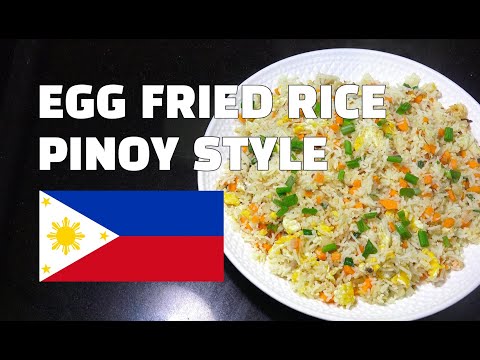 Egg Fried Rice - Pinoy Style Egg Fried Rice - Filipino Recipes - Tagalog