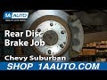 How to Replace Rear Brakes 2002-06 Chevy Silverado