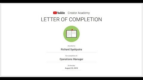 Operations Manager - Youtube creator academy course Exam Answers 2018