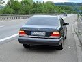 Спустило колесо на автобане. Gena W140.