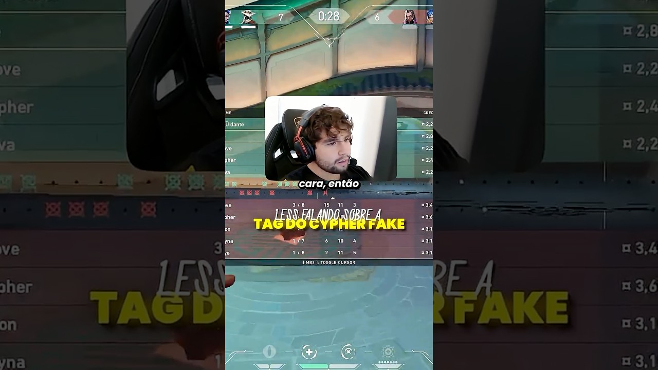 A TAG DO CYPHER É FAKE? Less explicou