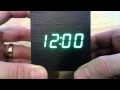 Wooden LED usb alarm clock Ebay Wooden LED usb alarm clock Ebay