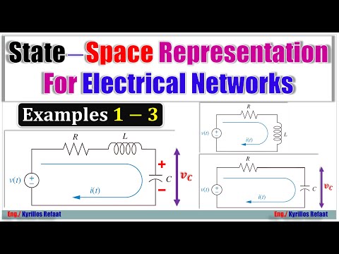 State Space Representation For Electrical Circuits Examples 1 3 Control Systems Kyrillos Refaat