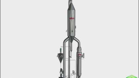 Animation of MVR Forced Circulation Evaporator