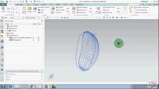 how to create curve and surface with point set in NX