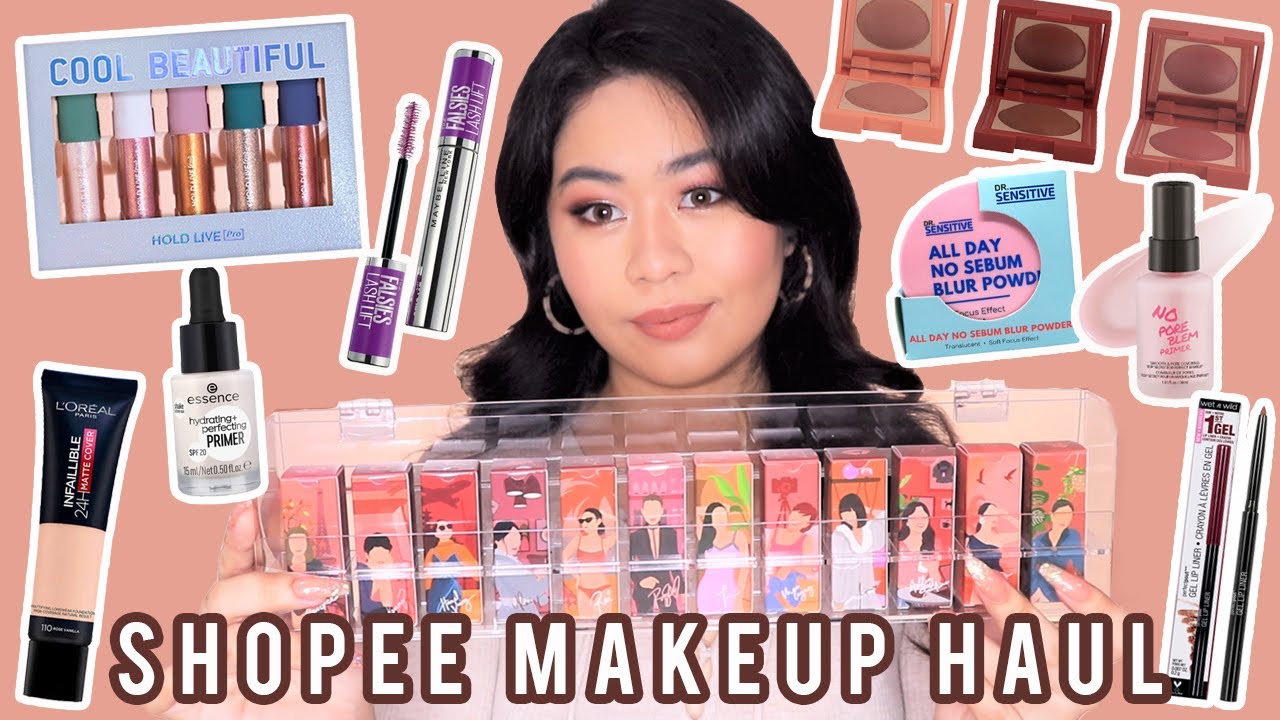SHOPEE 3.3 HAUL + MORE | Affordable Makeup Finds in Shopee 2021 | Kristine Bolivar | Philippines