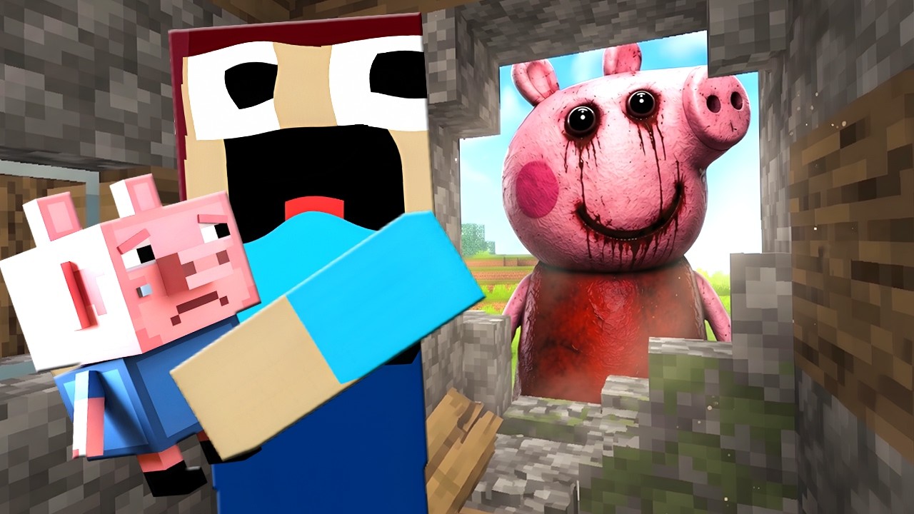 ¡ESCAPANDO de PEPPA.EXE en MINECRAFT!