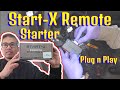 How to install startx remote starter  plug n play installation