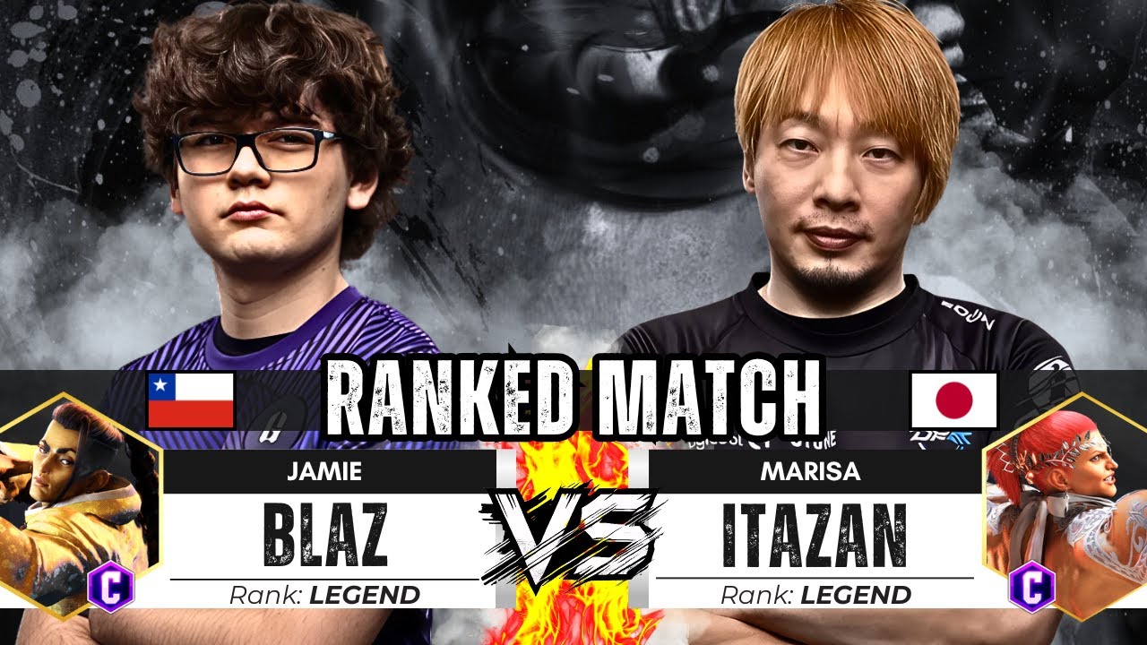 SF6 ▰ BLAZ (Jamie) + HINAO vs ITAZAN (Marisa) ▰ Street Fighter 6