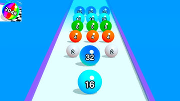 Ball Run 2048 - All Levels Gameplay Android, iOS Part-3 SG457