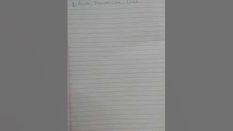 Electrical Power System-I Module 5