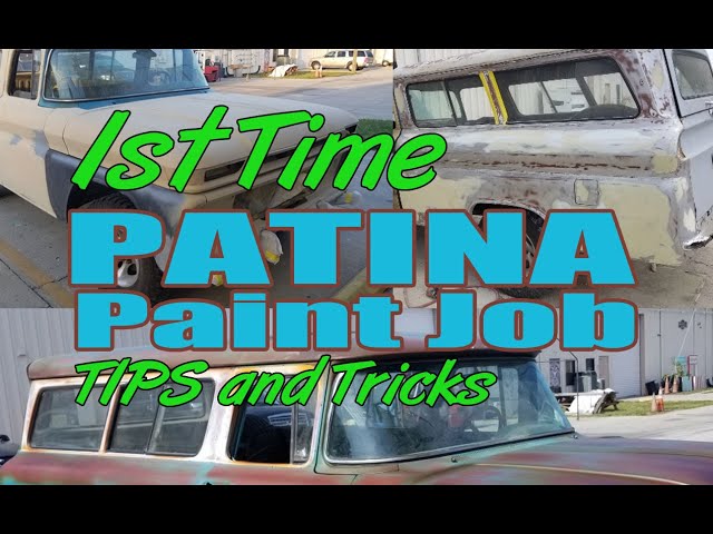 Blending FAUXTINA with REAL Patina 1951 FORD F1- Patina paint JOB 