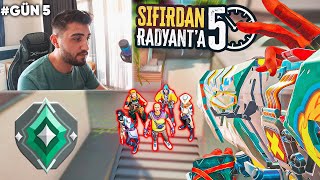 Valorant'ta 5 SAATTE YÜCELİK ligine çıktım.. | Sıfırdan Radyant'a #5