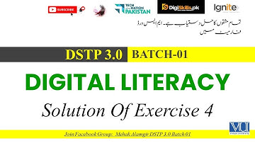digital literacy exercise 4 digiskills 2025  | dstp 3.0 batch 01