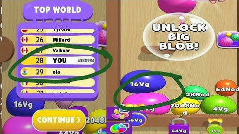 Blob Merge 3D.Top 28😀🤘Unlock 16Vg 64Vg 4Vg