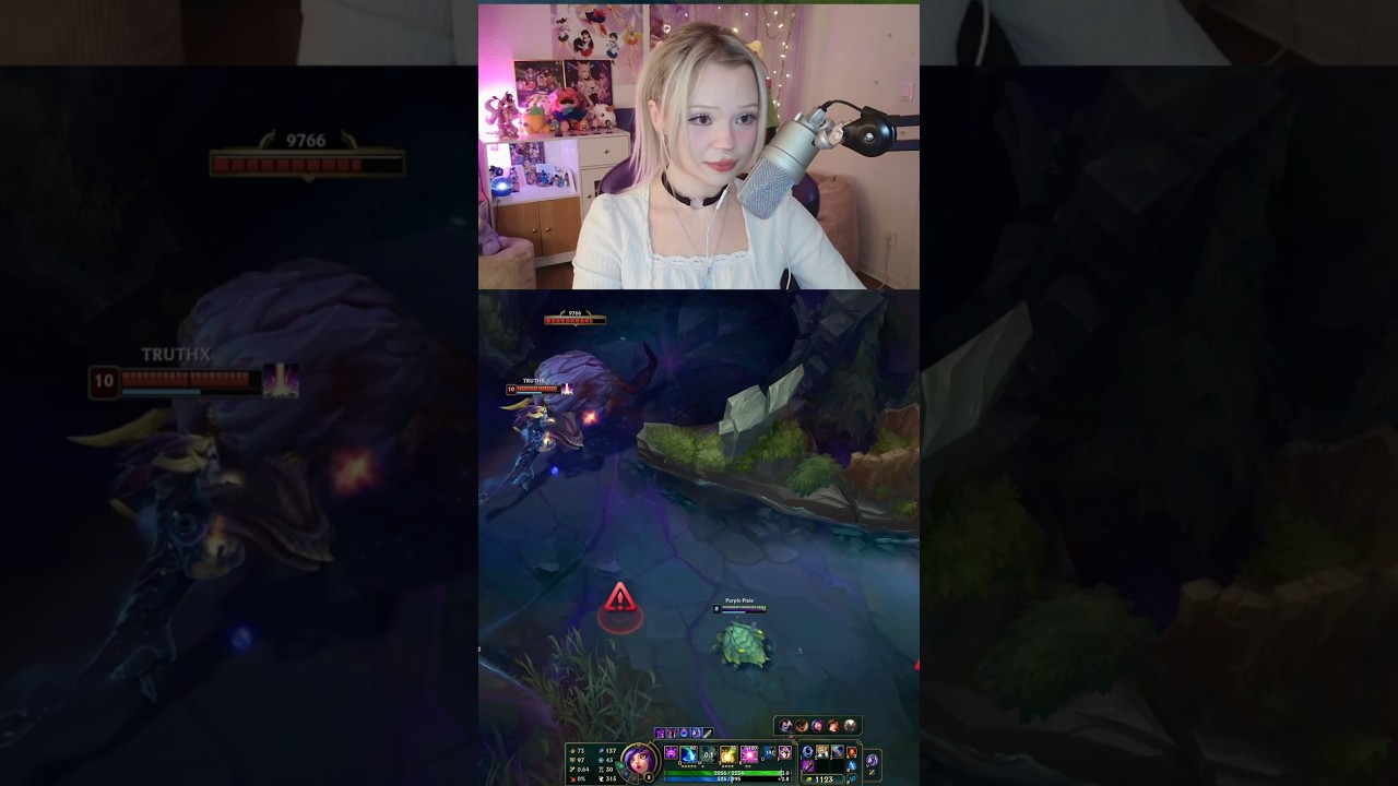 streaming on tw1tch🦀💚 purplepixie_lol leave a follow to not miss a notification! #leagueoflegends