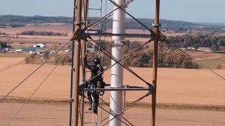 Tower Rescue and Tower Safety Training from a 1200 ' Cell Tower