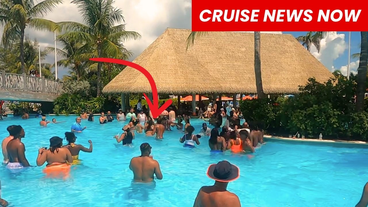 Caught on Camera: 30 Cruise Passengers Brawl in CocoCay Pool