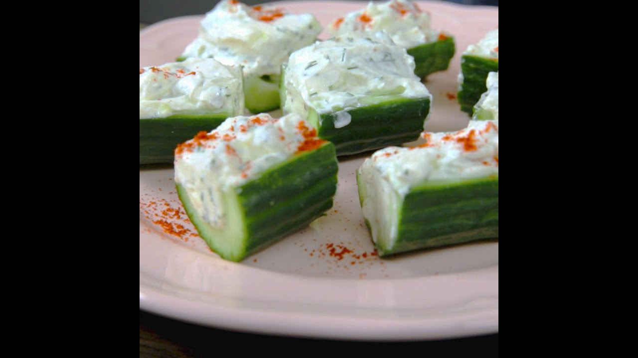 Cucumber Bites with Cream Cheese