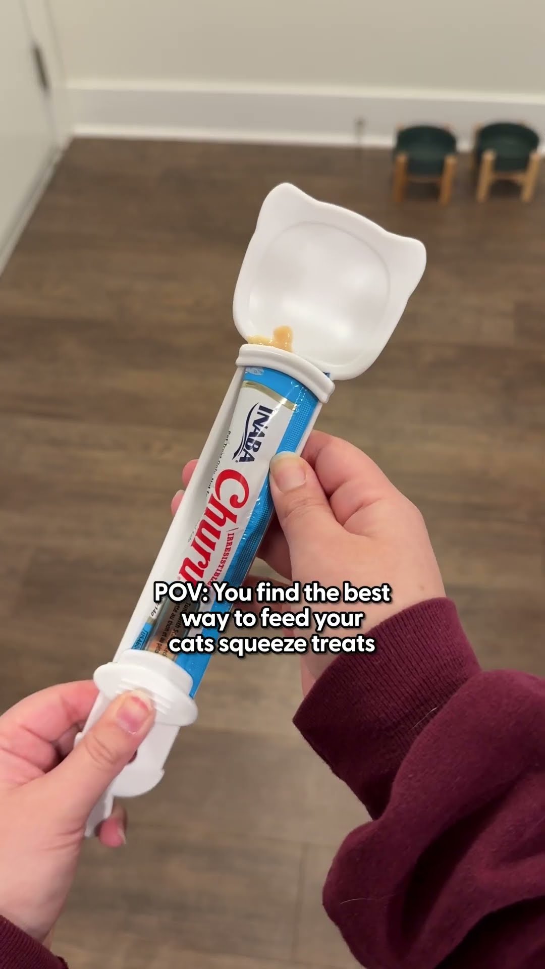 The Easiest Way To Feed Your Cat’s Squeeze Treats | The Pack