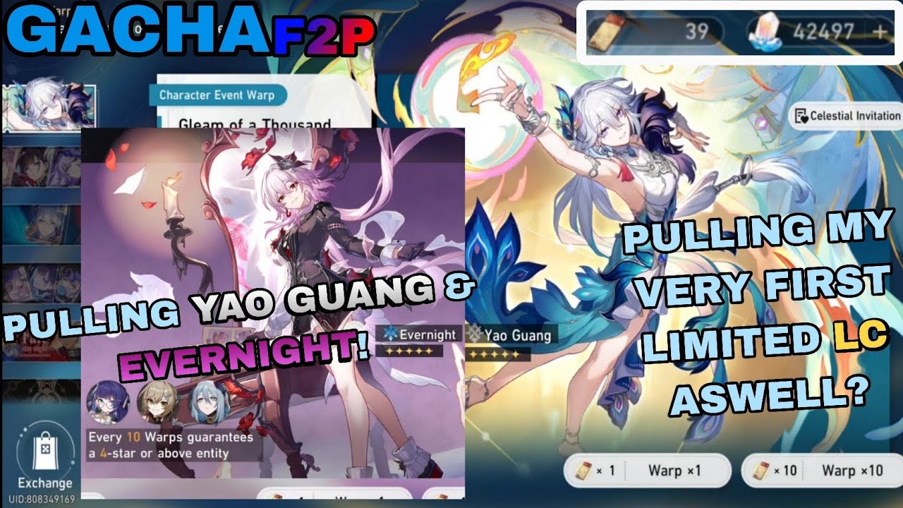 My f2p Is Finally Time! To Pull Yao Guang & Evernight!✨ | Gacha | Mobile | Honkai Star Rail 4.0