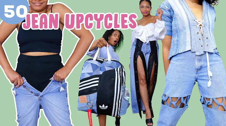 50 Creative Ways to Upcycle Your Unfit Jeans! DIY Thrift Flip