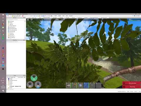 Roblox Dynamic Grass Animated Trees Light Level Shifting Draw - roblox rovive building system examples