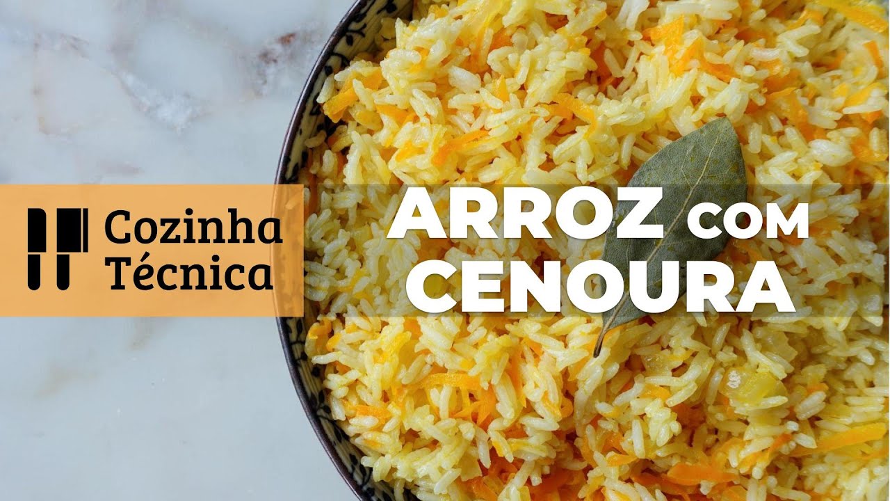 Arroz com Cenoura | Arroz de Cenoura