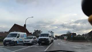Cloudy and rainy, very pleasant weather in the beautiful city of oostende 