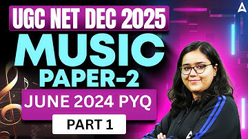 UGC NET Music | UGC NET Music June 2024 Question Paper | UGC NET Music PYQs By Deepa Mam