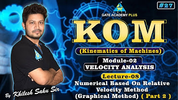 #27 | Module 2 | Lec 08 | Numerical Based on Relative Velocity Method (Graphical Method) (Part 2)
