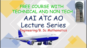 AAI ATC AO LECTURE  | MATHEMATICS | ENGINEERING MATHS | LINEAR ALGEBRA | PART 1  #AAI #ATC #AO