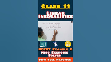Complete Misc Exercise Solved | Linear Inequalities #linearinequalities #class11maths