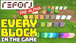 EVERY BLOCK In Reforj REVEALED! | Reforj Pre-Alpha Showcase