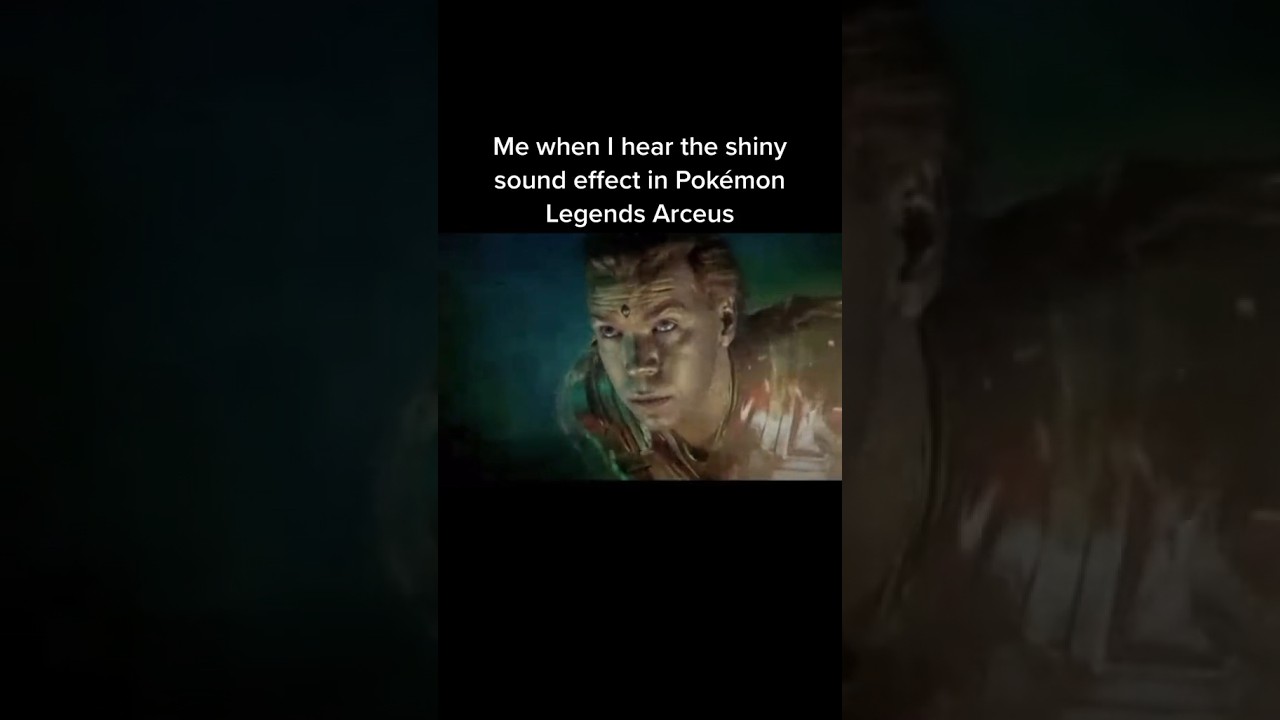 Me When I Hear The Shiny Sound Effect In Pokemon Legends Arceus