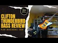 Clifton thunderbird bass review  clifton warehouse tour  onadski tv