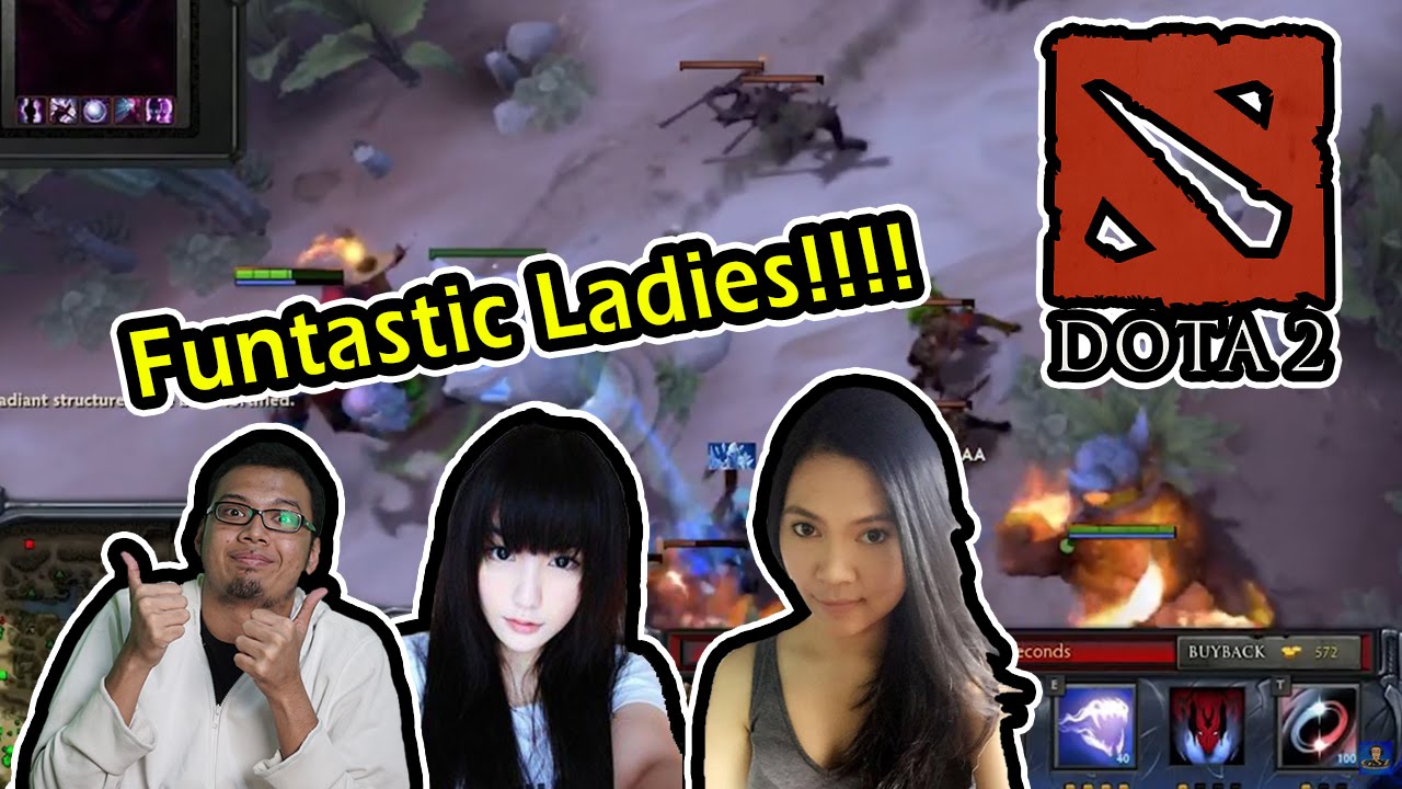 DOTA 2 NGAKAK ABIS! (15) - Main Bareng Kru and Cewek2! (Funtastic Ladies)