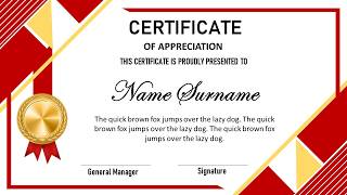 Design a Certificate in Microsoft PowerPoint