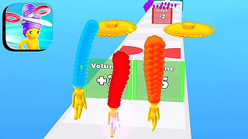 Long Hair Run ​- All Levels Gameplay Android,ios (Levels 1-5)