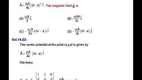 IIT JAM PHYSICS VIDEO Solution-4 by VPM CLASSES