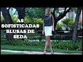 Como usar blusa de seda ?