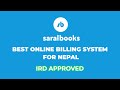 saralbooks billing system for Nepal