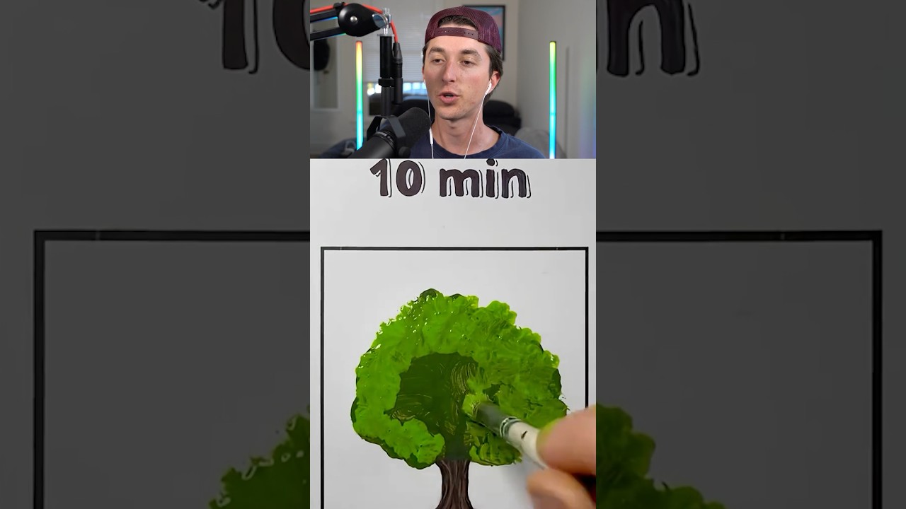 Paint The Tree Challenge 😱🤯