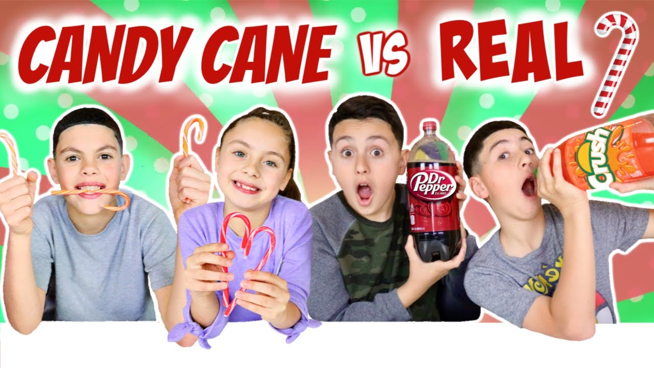 CANDY CANE VS REAL FOOD CHALLENGE! SWiTCH UP!! | RaD KiDs TV family friendly resorts