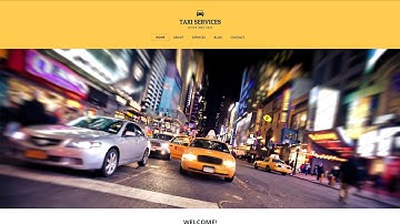 Taxi Responsive Website Template - 51252
