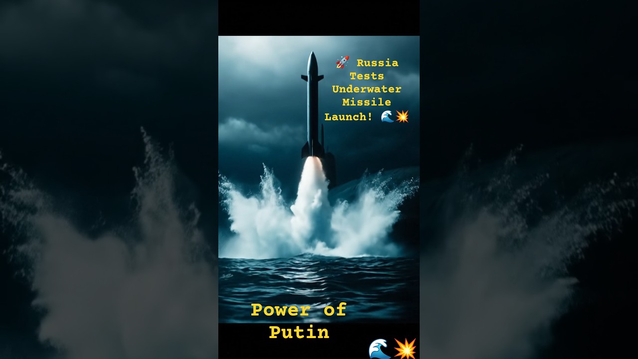 🌊 Underwater Missile Launch by Russia – Shocking Footage!