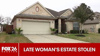 Man accused of stealing late woman's estate
