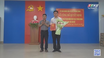 Thị xã Trảng Bàng công bố quyết định về công tác cán bộ | TayNinhTV